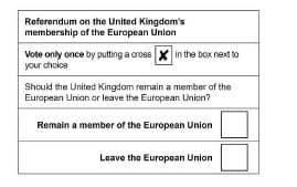 bulletin vote brexit